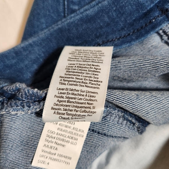 2 For 20 Sofia by Sofia Vergara Blue Jean Shorts Timeless Design - Picture 8 of 9